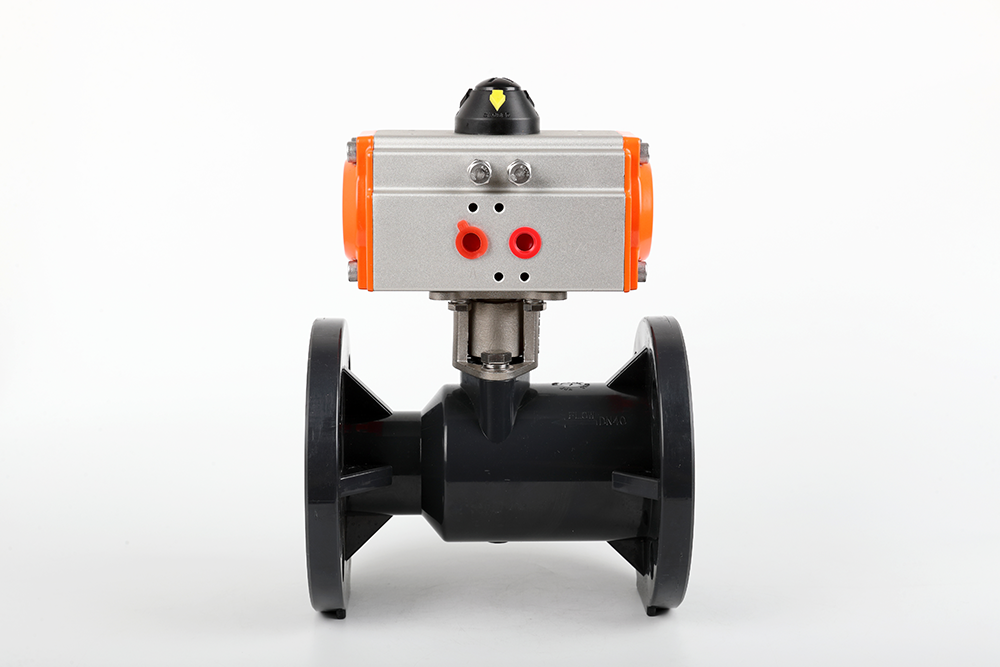 南票气动法兰一体球阀